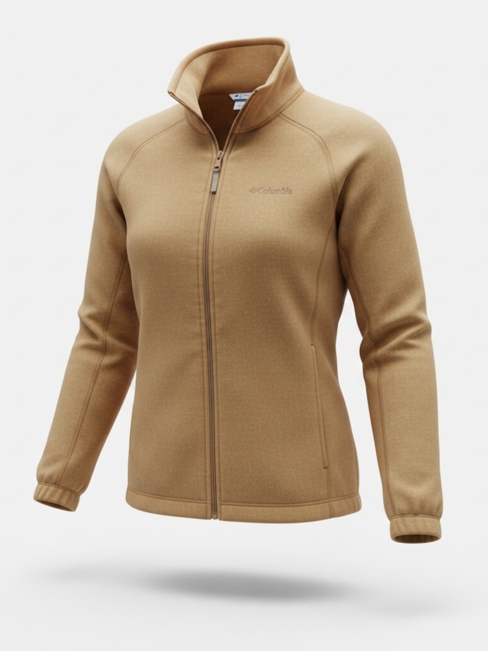 Columbia Women's Tan Full-Zip Fleece Jacket